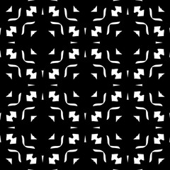 Black and white seamless pattern. Repeat pattern. Abstract background. Monochrome texture. Seamless texture for fashion, textile design,  on wall paper, wrapping paper, fabrics and home decor.