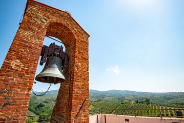 Bell on the Castle of the Counts Guidi - Vinci - Italy