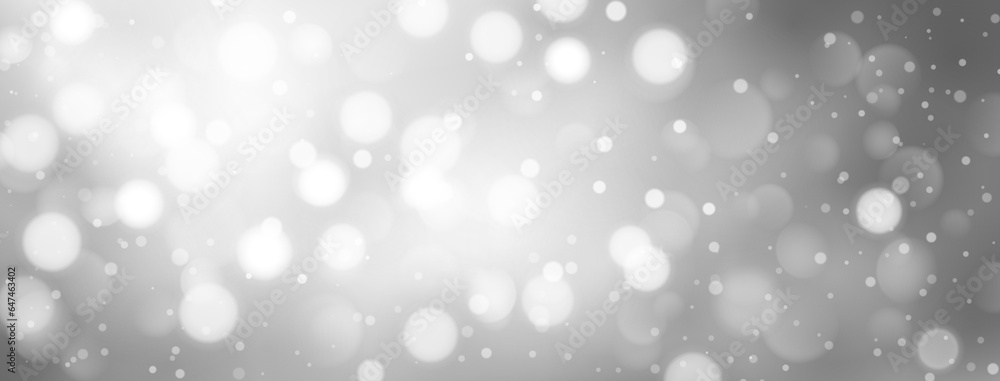 Wall mural abstract background with bokeh effect in gray colors