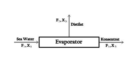 Mass balance calculation flowchart illustration