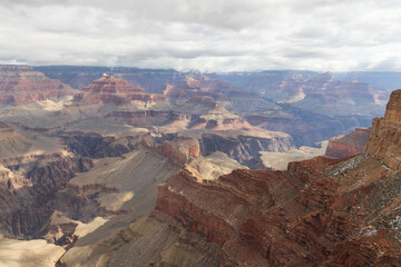 View from the South Rim at Grand Canyon National Park, Arizona, USA
