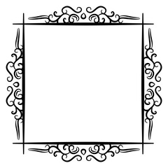 vintage frames isolated Collections