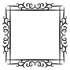 vintage frames isolated Collections