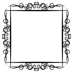 vintage frames isolated Collections