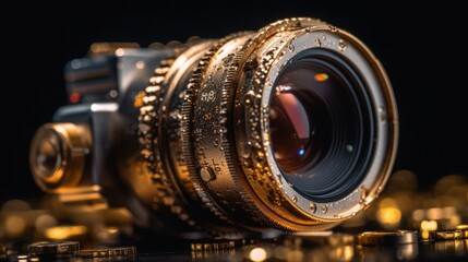Capturing Life Through the Lens: Exploring the World of Photography with Advanced Equipment and Optimal Focus, generative AI