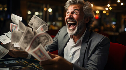 Joyful Victory: Celebrating a Raffle Win