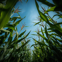 corn and sky