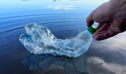Plastic pollution is filling ocean and devastating wildlife. Aquatic trash disaster. Plastic Crisis...