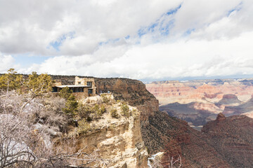 Fototapeta premium Historic Kolb Studio at Grand Canyon National Park, Arizona, USA