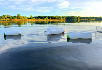 Plastic pollution is filling ocean and devastating wildlife. Aquatic trash disaster. Plastic Crisis...