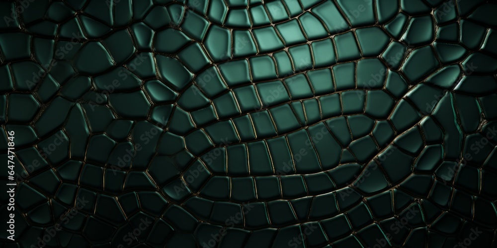 Wall mural crocodile skin creative abstract geometric wallpaper. display graphic. computer screen digiral art. 