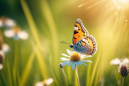 butterfly on flower