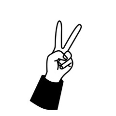 Hand Pose Illustration Vector