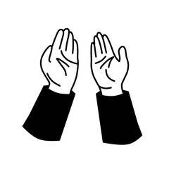 Obraz premium Hand Pose Illustration Vector