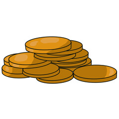 stack of coins