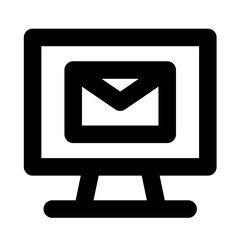 online message of customer service and support icon