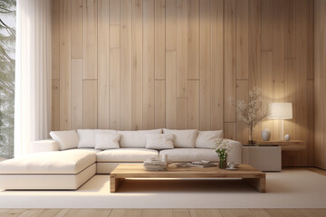 Modern Livingroom - woodn pattern