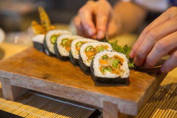 Asparagus Tempura Roll