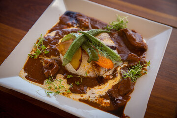 Traditional Japanese mixed curry