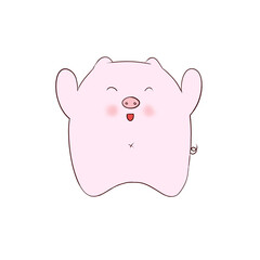 pink piggy bank