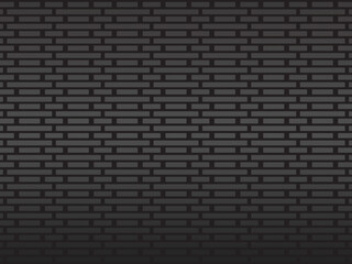 Black metal texture steel background. Perforated metal sheet.