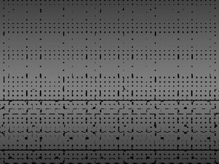 Black metal texture steel background. Perforated metal sheet.