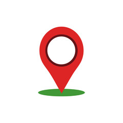 location check icon design template vector