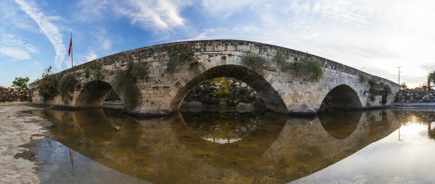 Stone Bridge At The Entrance To Tarsus On The Ankara-Adana Road; Tarsus, Turkey