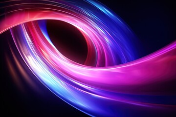 abstract futuristic background with pink blue glowing neon moving high speed wave lines and bokeh lights. Data transfer concept Fantastic wallpaper