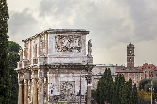 Arch Of Constantine; Rome, Italy