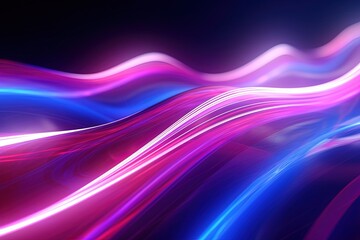 abstract futuristic background with pink blue glowing neon moving high speed wave lines and bokeh lights. Data transfer concept Fantastic wallpaper