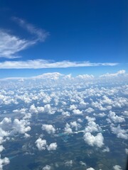 blue sky with clouds