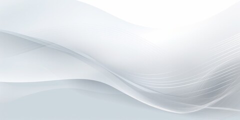 Grey white abstract background with flowing particles. Digital future technology concept.  illustration, Generative AI