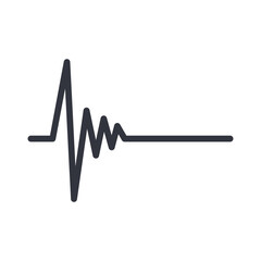 Sound wave template logo