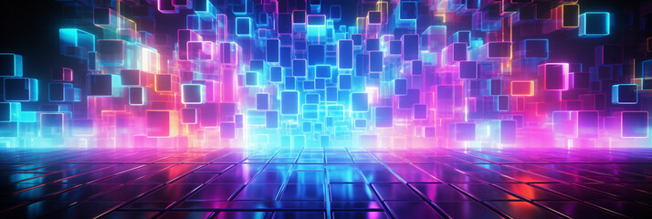 Abstract background Abstract neon background neon city background urban background