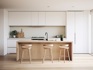 modern kitchen interior
