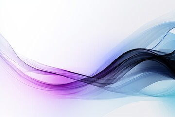 Fototapeta premium Blue purple gradient abstract background with smoke, neon, glow effect