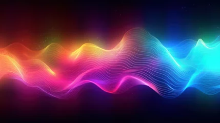 Tafelkleed equalizer sound wave illustration vector. © Beny