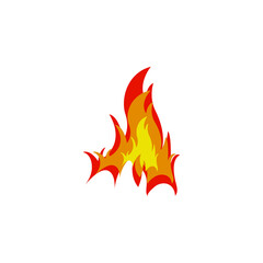 fire icon design template vector