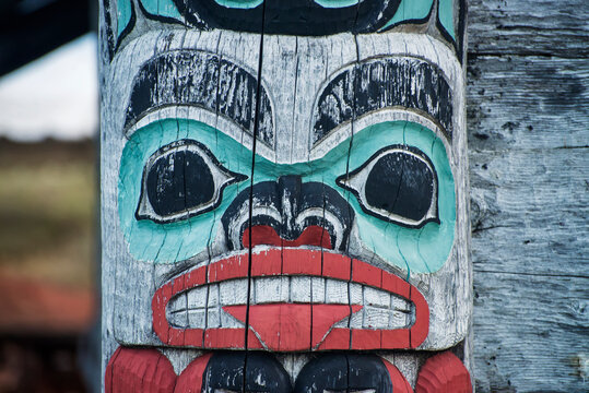 Klingit Totem; Haines, Alaska, United States Of America