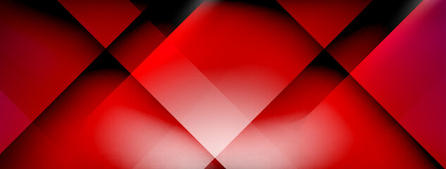 Light and shadow squares and lines abstract background