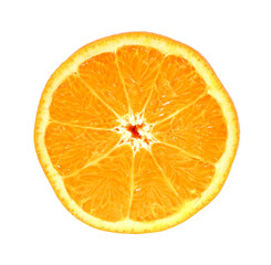 Orange fruit isolated on white background