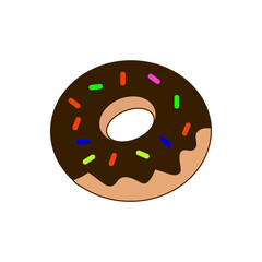 donuts logo icon design template