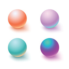 3D orb with transparent glares and highlights. Jewel gems. Vector