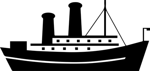 Ship Flat Icon