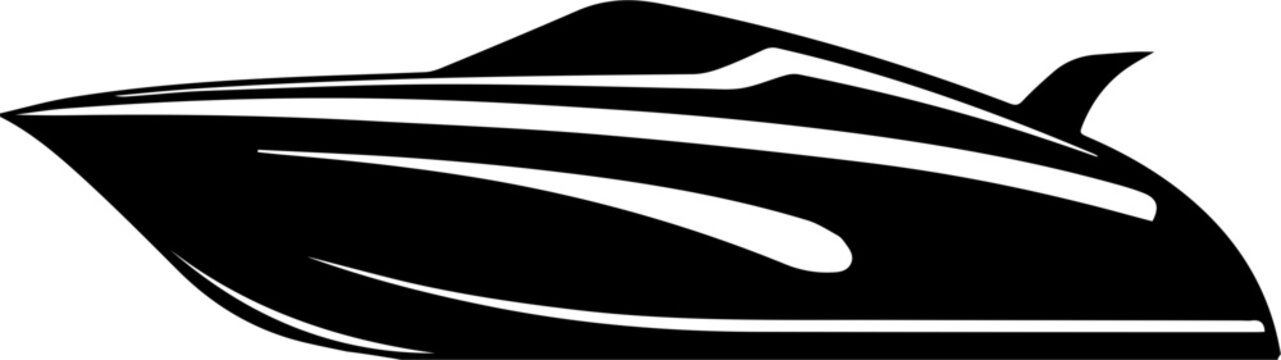 recommend clip art: Speed Boat Flat Icon