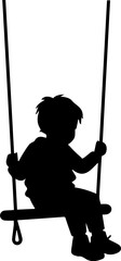 Kid Swing Flat Icon