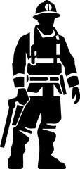 Firefighter Flat Icon