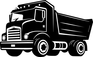 Dump Truck Flat Icon