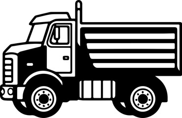 Dump Truck Flat Icon